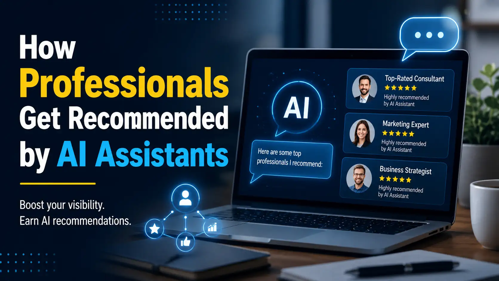 How Professionals Get Recommended by AI Assistants